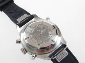 Thumbnail von IWC Fliegeruhr Doppelchronograph Spitfire Doppel Chronograph Herrenuhr 44 mm mit Originalband und Schließe 44 mm große Herrenuhr im Top Zustand