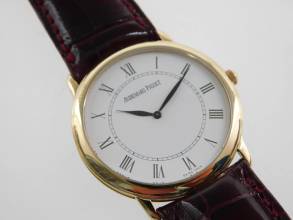 Thumbnail von Audemars Piguet Vintage Classique 14894BA Herrenuhr 18 Karat Gelbgold C. 2080 TOP Handaufzug Kaliber 2080 34mm Orig Band und Schließe TOP