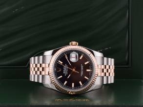 Thumbnail von Rolex Datejust 116231 Steel & Rose Gold 36mm - Black Dial - Full Set 2017