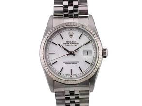 Thumbnail von Rolex Datejust 16234 36mm White Dial Box-paper 1998
