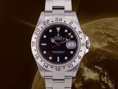 Rolex Explorer II 16570 40mm Like New 2000 - Full Set