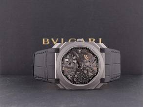 Thumbnail von Bulgari Octo Finissimo Skeleton Titanium/aligator Extra Thin 40mm New