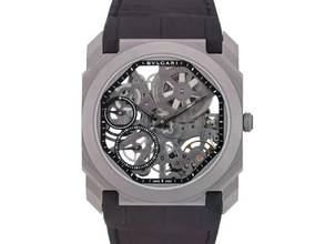 Thumbnail von Bulgari Octo Finissimo Skeleton Titanium/aligator Extra Thin 40mm New