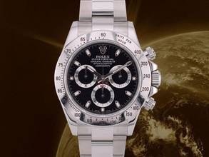 Thumbnail von Rolex Daytona Cosmograph Daytona 116520 Black Dial - Long Clasp - Like New Full Set 2012