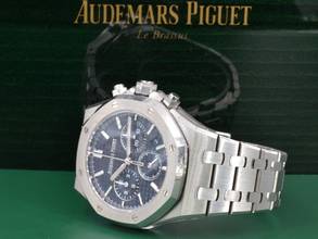 Thumbnail von Audemars Piguet Royal Oak Chronograph 26715st Blau Chronograph 38mm - Neu 2025 Aufkleber