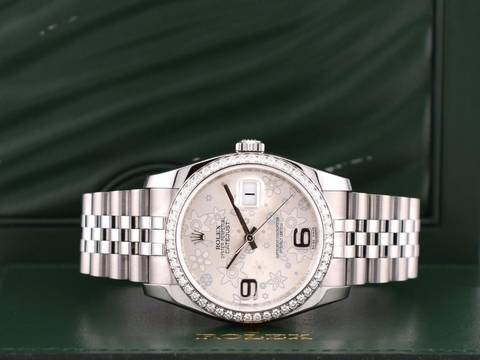  Rolex Datejust 36 36mm Ref. 116244 Original Diamond Dial/bezel Like New 