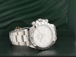 Thumbnail von Rolex Daytona Cosmograph Daytona 116520 White Dial - Like New - Full Set 2013