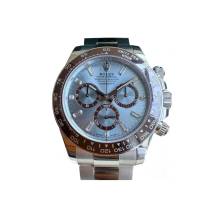 Thumbnail von Rolex Daytona Platin Iceblue Diamond baguette Dial like new Full Set