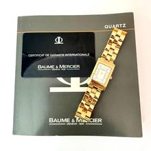 Thumbnail von Baume & Mercier Hampton Damenuhr Lady Gelbgold Perlmutt Diamanten