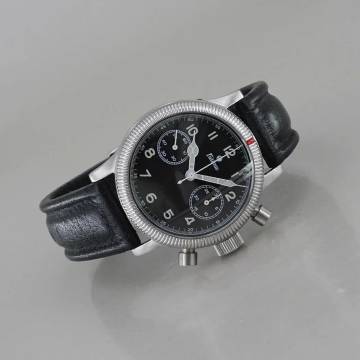 Tutima 1941 Flieger Chronograph Handaufzug Ø 39 mm unpoliert Full Set
