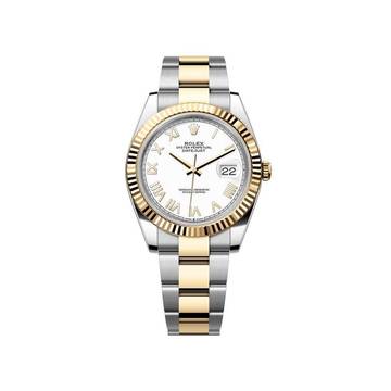  Rolex Datejust 41 41mm 126333-0025 White Roman Novelty Dial - Oyster Bracelet Unworn - New Release - Full Set 7/2026 
