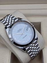 Thumbnail von Rolex Datejust 41 41mm 126300 White Roman Dial - Jubilee Bracelet Very Good Condition Full Set 9-2022