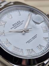 Thumbnail von Rolex Datejust 41 41mm 126300 White Roman Dial - Jubilee Bracelet Very Good Condition Full Set 9-2022