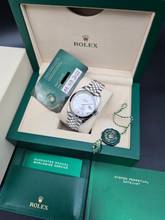 Thumbnail von Rolex Datejust 41 41mm 126300 White Roman Dial - Jubilee Bracelet Very Good Condition Full Set 9-2022