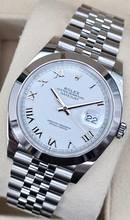 Thumbnail von Rolex Datejust 41 41mm 126300 White Roman Dial - Jubilee Bracelet Very Good Condition Full Set 9-2022