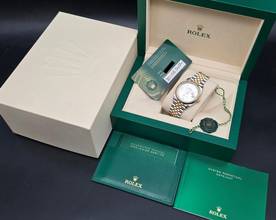 Thumbnail von Rolex Datejust 36 36mm 126233-0031 Silver diamond-set dial Jubilee Very Good Condition Full Set 3-2024