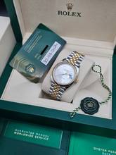 Thumbnail von Rolex Datejust 36 36mm 126233-0031 Silver diamond-set dial Jubilee Very Good Condition Full Set 3-2024