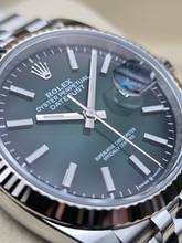 Thumbnail von Rolex Datejust 36 36mm 126234 Green Ombré Dial Jubilee Bracelet Unworn/New Condition Full Set 6-2026