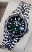Thumbnail von Rolex Datejust 36 36mm 126234 Green Ombré Dial Jubilee Bracelet Unworn/New Condition Full Set 6-2026