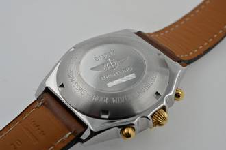 Thumbnail von Breitling Chronomat Chronograph Stahl/Gold B13047 Grey Dial