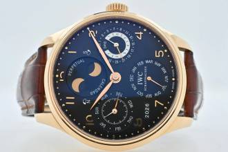 Thumbnail von IWC Portuguese Portugieser Portuguese Perpetual Calendar 18k rose gold IW502119 - Service 05/2022