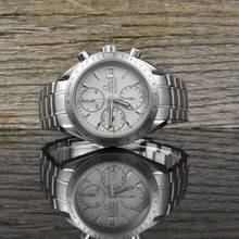Thumbnail von Omega Speedmaster Date 40 Silver / White Dial - Automatic - Chronograph