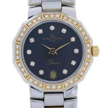 Thumbnail von Baume & Mercier + Damenarmbanduhr Riviera Quarz Stahl / Gold