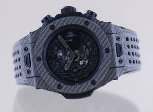 Thumbnail von Hublot Big Bang Unico Italia Independent grey Jeans Carbon Chronograph 45mm Skeleton B+P
