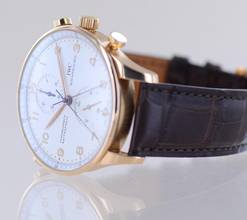 Thumbnail von IWC Portuguese Portugieser 18K Roségold Rattrapante Doppelchronograph 41mm Klassiker