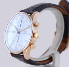 Thumbnail von IWC Portuguese Portugieser 18K Roségold Rattrapante Doppelchronograph 41mm Klassiker