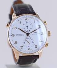 Thumbnail von IWC Portuguese Portugieser 18K Roségold Rattrapante Doppelchronograph 41mm Klassiker