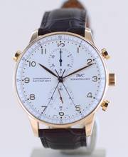 Thumbnail von IWC Portuguese Portugieser 18K Roségold Rattrapante Doppelchronograph 41mm Klassiker