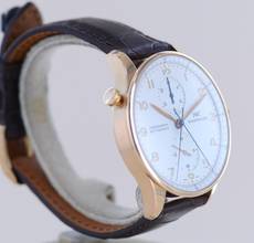Thumbnail von IWC Portuguese Portugieser 18K Roségold Rattrapante Doppelchronograph 41mm Klassiker