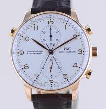 Thumbnail von IWC Portuguese Portugieser 18K Roségold Rattrapante Doppelchronograph 41mm Klassiker