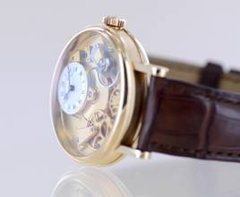 Thumbnail von Breguet Tradition Gold 18K Skeleton Power Reserve Dresswatch Klassiker B+P rar