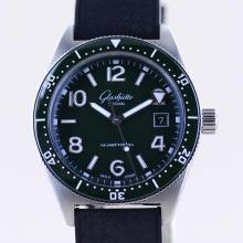 Thumbnail von Glashütte Original SeaQ green 39,5mm Kaliber 36 Automatik Kautschukband Diver B+P Top