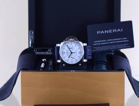 Thumbnail von Officine Paneral Luminor Chronograph 44mm Steel 01218 White Dial 44mm B+P
