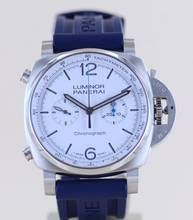 Thumbnail von Officine Paneral Luminor Chronograph 44mm Steel 01218 White Dial 44mm B+P