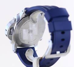 Thumbnail von Officine Paneral Luminor Chronograph 44mm Steel 01218 White Dial 44mm B+P