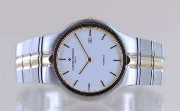 Thumbnail von Vacheron Constantin Phidias White dial Steel Gold Automatic Luxury fine Desswatch 33mm rar