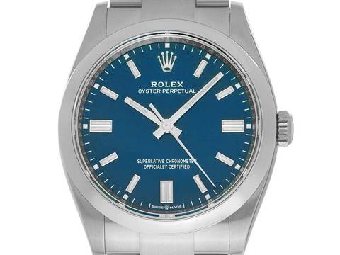  Rolex Oyster Perpetual Ref.126000 2025 Full Set Ungetragen Oyster Perpetual Med Blue 