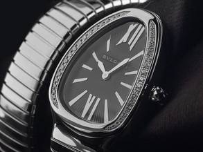 Thumbnail von Bulgari Serpenti Tubogas Ref.103434 2026 Full Set Ungetragen Serpenti Tubogas Stahl Diamanten