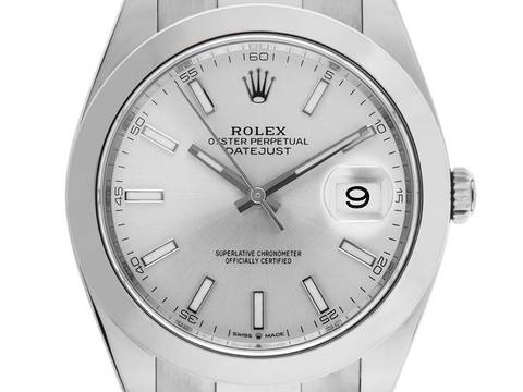 Rolex Datejust Ref.126300 Bj.2022 Full Set wie Neu Datejust Stahl Oyster Armband