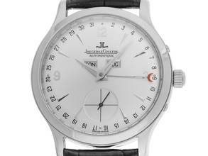 Thumbnail von Jaeger-LeCoultre Master Calendar Control Ref.140.8.87 Bj.2011Box&Beschreibung original Vintage Unpoliert Master Control Calendar Krokoleder Faltschließe