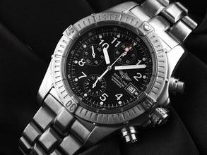 Thumbnail von Breitling Avenger II Ref.E13360 Bj.2001 Full Set Original Vintage Unpoliert Avenger II Titan