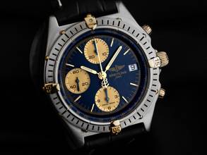 Thumbnail von Breitling Chronomat Ref.B13048 1995 Box sehr gut Vintage Chronomat Krokoleder