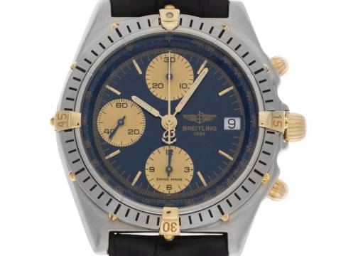  Breitling Chronomat Ref.B13048 1995 Box sehr gut Vintage Chronomat Krokoleder 