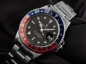 Thumbnail von Rolex GMT-Master II Pepsi Ref.16710 2000 Box&Beschreibung sehr gut Vintage GMT Master II Pepsi