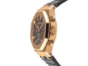 Thumbnail von Audemars Piguet Royal Oak Ref.26240OR.OO.D002CR.01 Bj.2022 Full Set Ungetragen Royal Oak Chronograph 18kt Roségold 157g Krokoleder Faltschließe