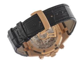 Thumbnail von Audemars Piguet Royal Oak Ref.26240OR.OO.D002CR.01 Bj.2022 Full Set Ungetragen Royal Oak Chronograph 18kt Roségold 157g Krokoleder Faltschließe